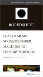 Mobile Screenshot of boredsheet.com